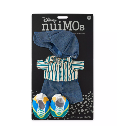 Disney NuiMOs Outfit Striped Shirt with Cap and Sneakers New with Card
