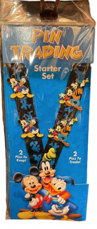 Disney Parks Mickey Mouse and Friends Pin Trading Starter Set 2/2 New with Tag
