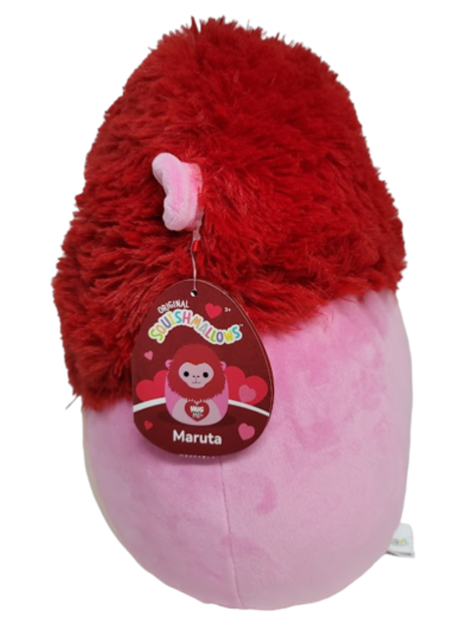 Squishmallows Original Hug Me Maruta Red Ape Valentine Plush Toy New With Tag