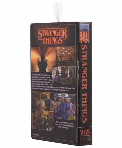Hallmark Netflix Stranger Things TV Show Retro VHS Christmas Ornament New w Box