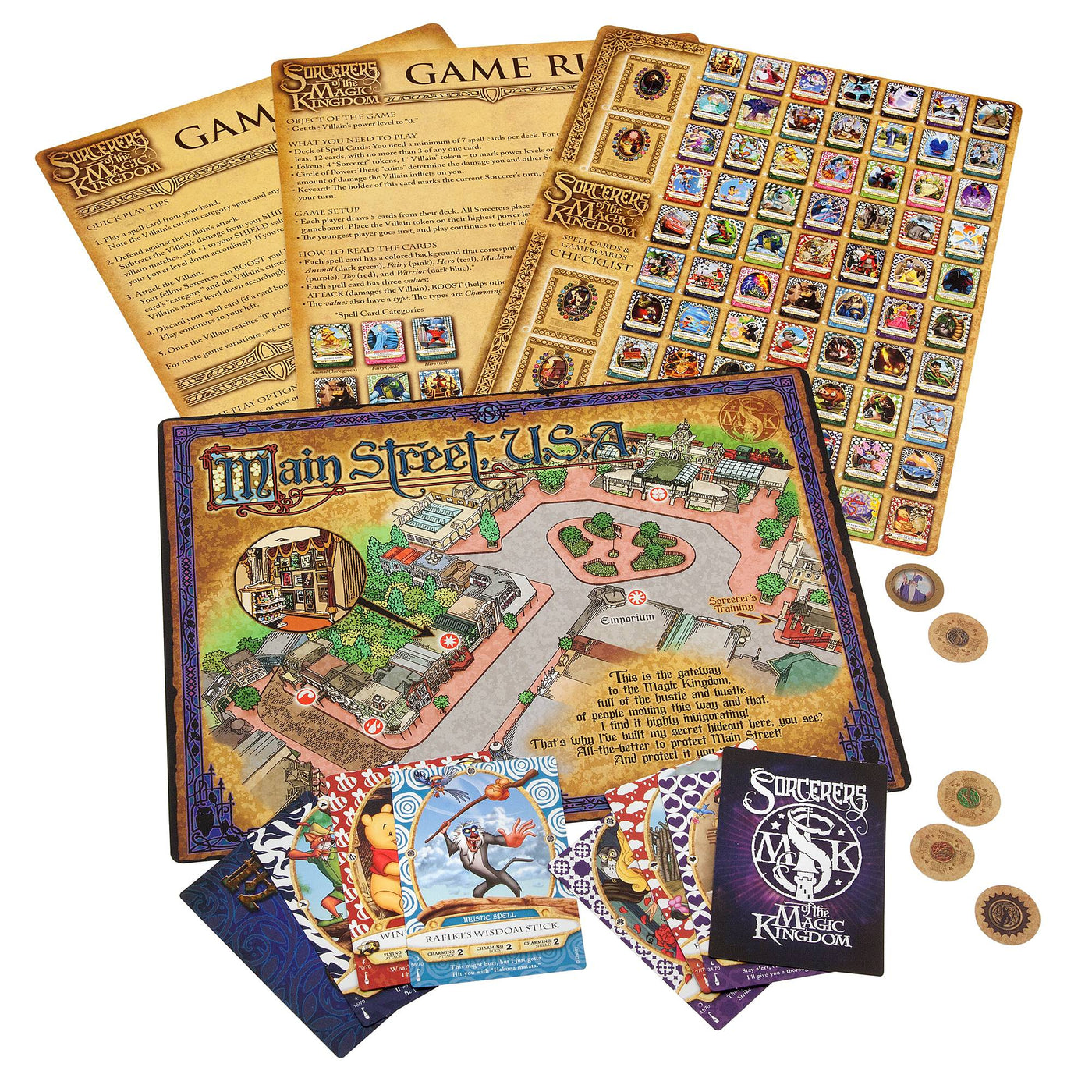 rare sorcerers of the magic kingdom cards Disney Parks Sorcerers of the Magic Kingdom Trading Card Home Game and – I Love Characters