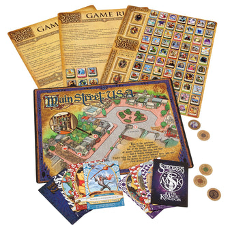 Disney Parks Sorcerers of the Magic Kingdom Trading Card Home Game and Gameboard