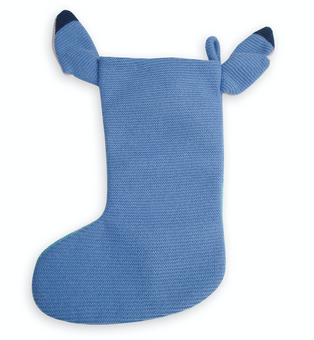 Disney Parks Stitch Knit Christmas Holiday Stocking New with Tags