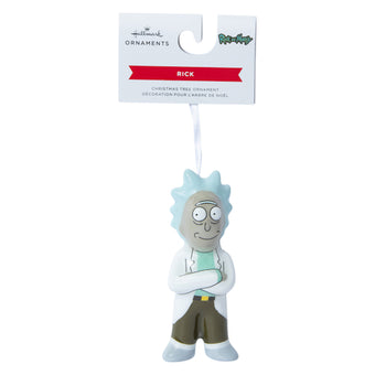 Hallmark Rick and Morty Rick Decoupage Christmas Tree Ornament New with Tag