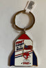 M&M's World Red Character First Candy in Space 1981 Rocket Metal Keychain New