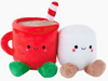 Hallmark Better Together Hot Cocoa and Marshmallow Magnetic Plush New with Tag