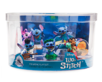 Disney Store Lilo and Stitch Fold-up Illustrated Play Mat Play Set New with Box