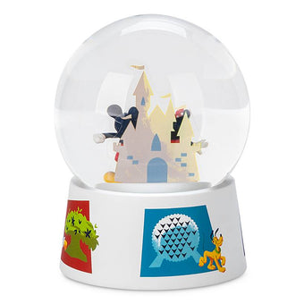 Disney Parks Mickey and Minnie Mini Snowglobe Walt Disney World 2020 New