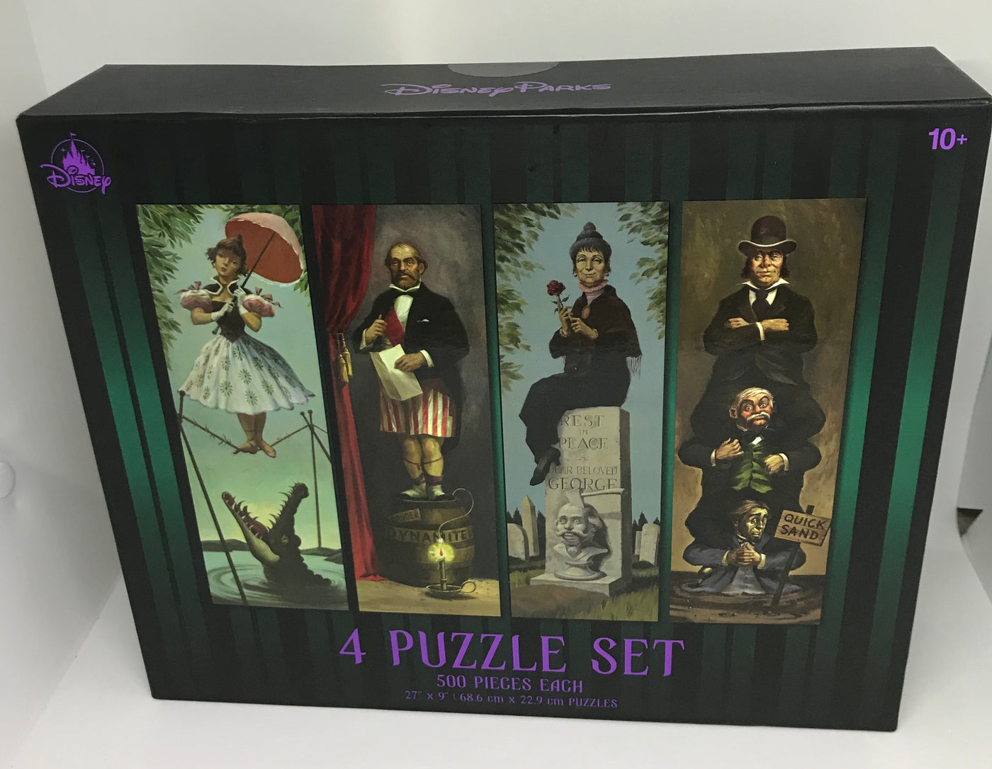 Disney Haunted Mansion Stretching Room Portraits 4 puzzle 500 Pieces New