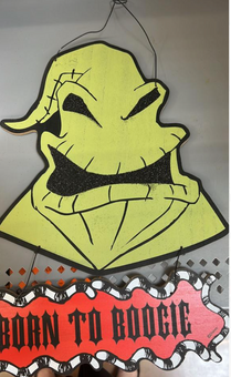 Disney Nightmare Before Christmas Born To Boogie Hanging Sing Halloween New