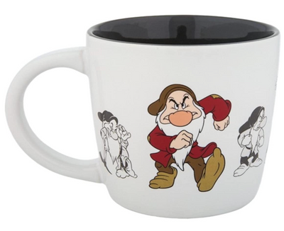 Disney Timeless Grumpy Poses Ceramic Coffee Mug New