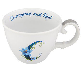 Disney Parks Cinderella Courageous & Kind Teacup Mug New