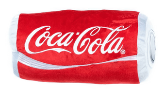 Authentic Coca-Cola Can Pillow Red Throw Pillow New with Tags