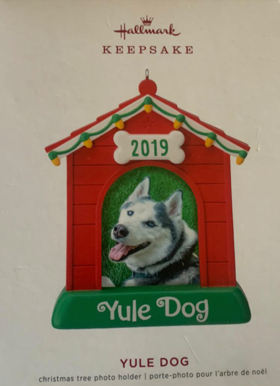 Hallmark Keepsake 2019 Yule Dog Frame Christmas Ornament New w Box Pre-Order