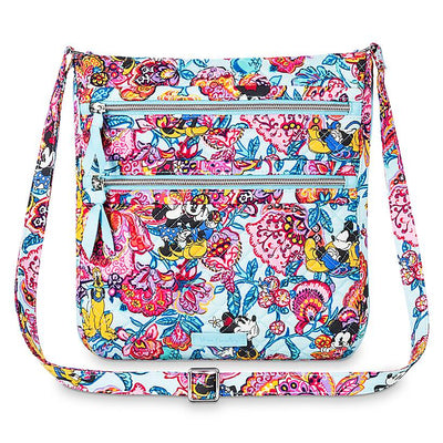 Disney Mickey Mouse Friends Colorful Garden Hipster Bag by Vera Bradley New