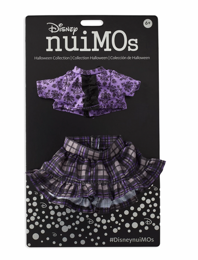 Disney NuiMOs Outfit Happy Haunts Shirt with Plaid Skirt Haunted Mansion New