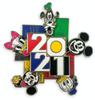 Disney Parks 2021 Mickey and Friends Spinner Pin New with Card