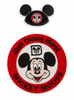 Disney Walt Disney World 50th Anniversary The Mickey Club Pin and Patch Set New