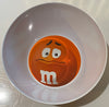 M&M's World Orange Character Logo Big Face Bowl New