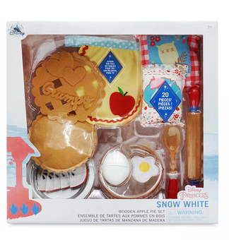 Disney Snow White Wooden Apple Pie Toy Play Set New with Box