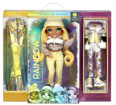 Rainbow High Winter Break Sunny Madison Fashion Doll Toy New With Box