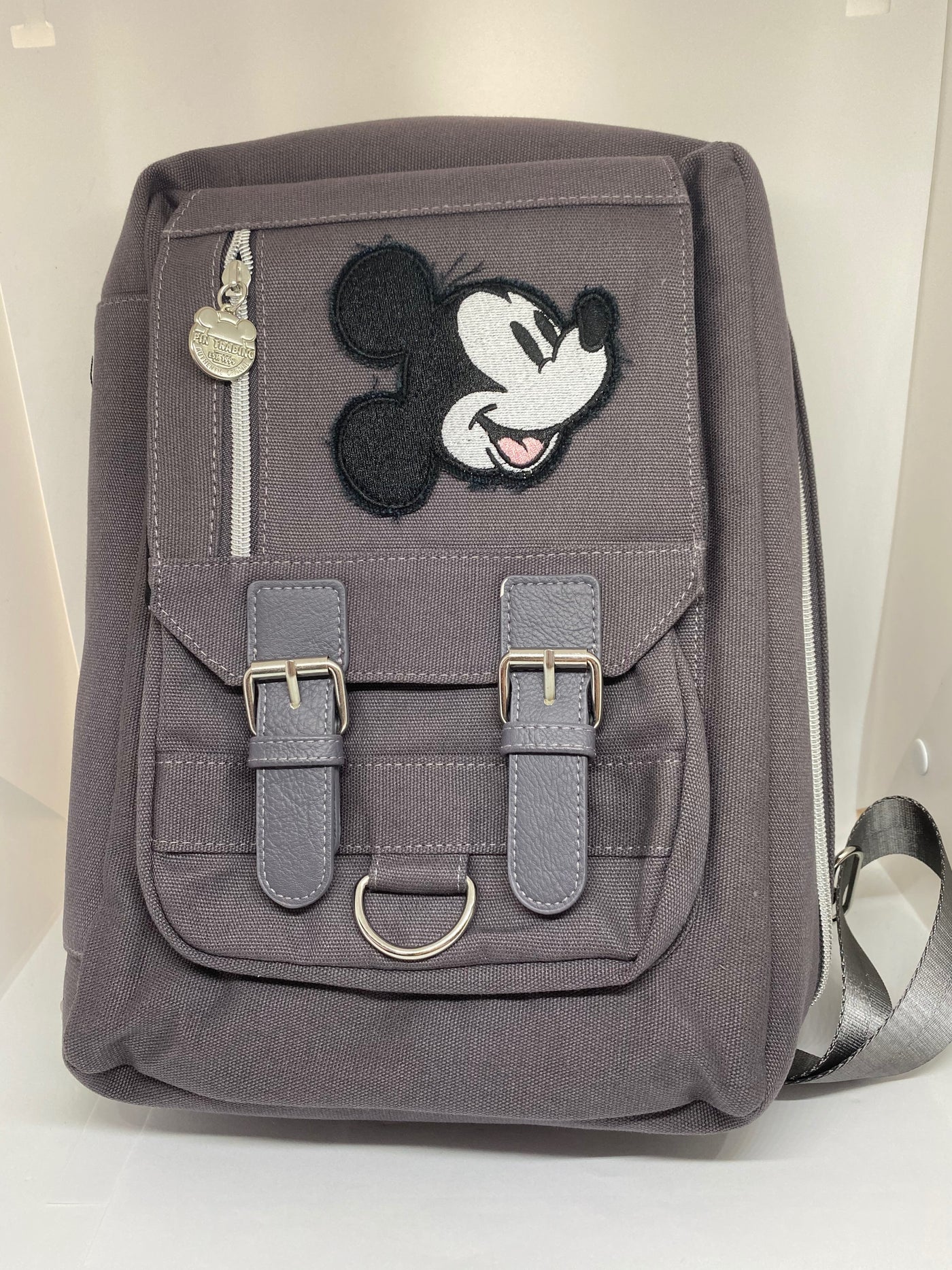 Disney Parks Mickey Mouse Pin Trading Backpack New with Tag