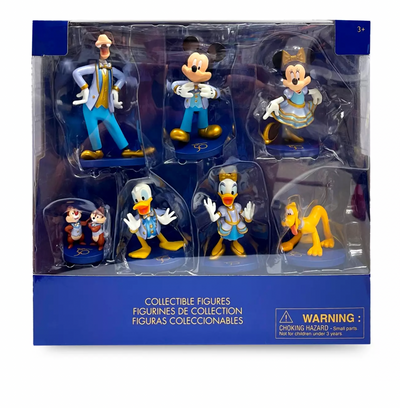 Disney Parks WDW 50th Mickey and Friends Collectible Figures Set New with Box