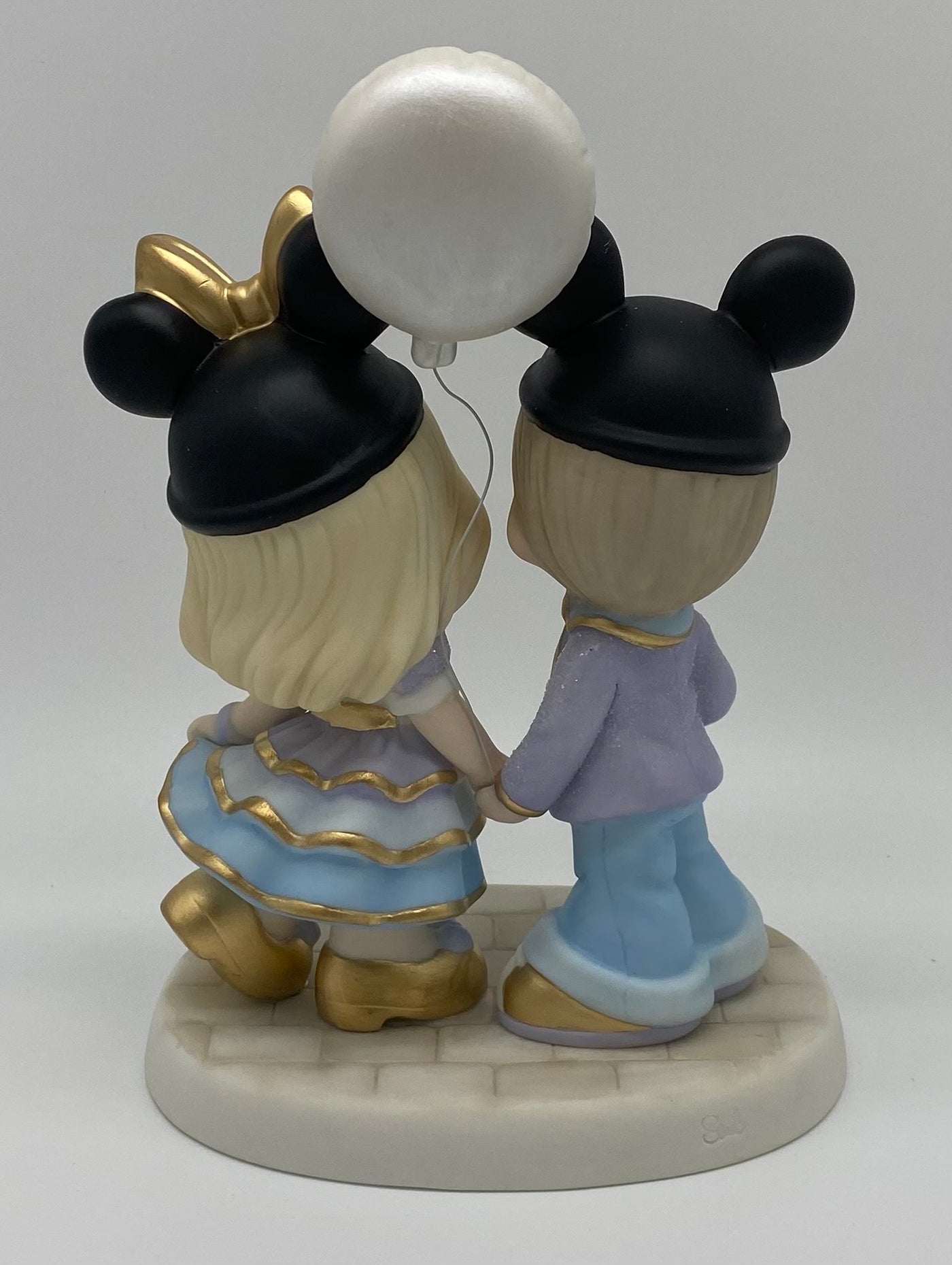 Disney Parks WDW 50th Precious Moment Porcelain Couple Figurine New with Box