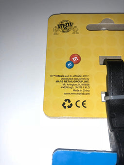 M&M's World Character Blue I'm Outta Here Jumbo Luggage Tag New with Tags