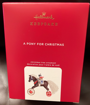 Hallmark 2020 A Pony For Christmas Ornament New With Box