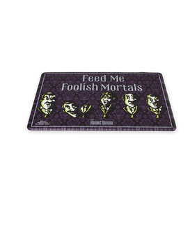 Disney Parks The Haunted Mansion Feed Me Foolish Mortals Pet Feeding Mat New