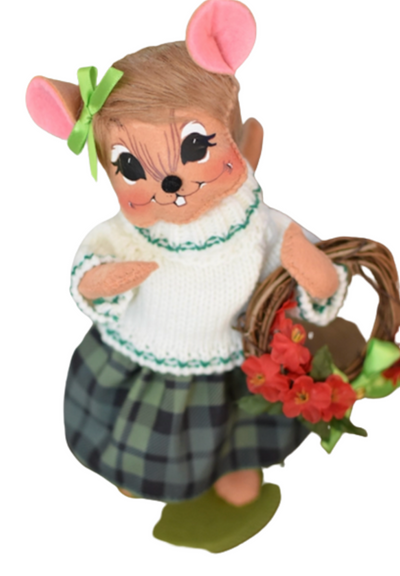 Annalee Dolls 2023 St. Patrick's 8in Irish Wreath Mouse Plush New with Tag