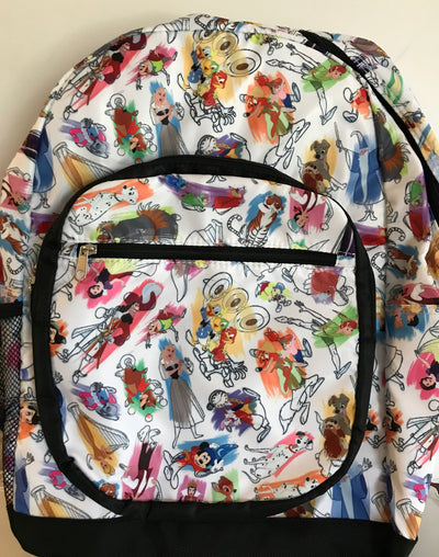 Disney Parks Ink & Paint Collection Backpack Splash Mountain Fantasia New
