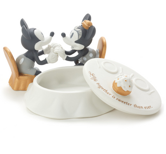 Hallmark Valentine Disney Mickey and Minnie Sweeter Than Ever Trinket Box New