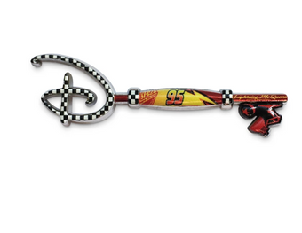 Disney Cars 15th Anniversary Collectible Key Pin Special Edition New with Card