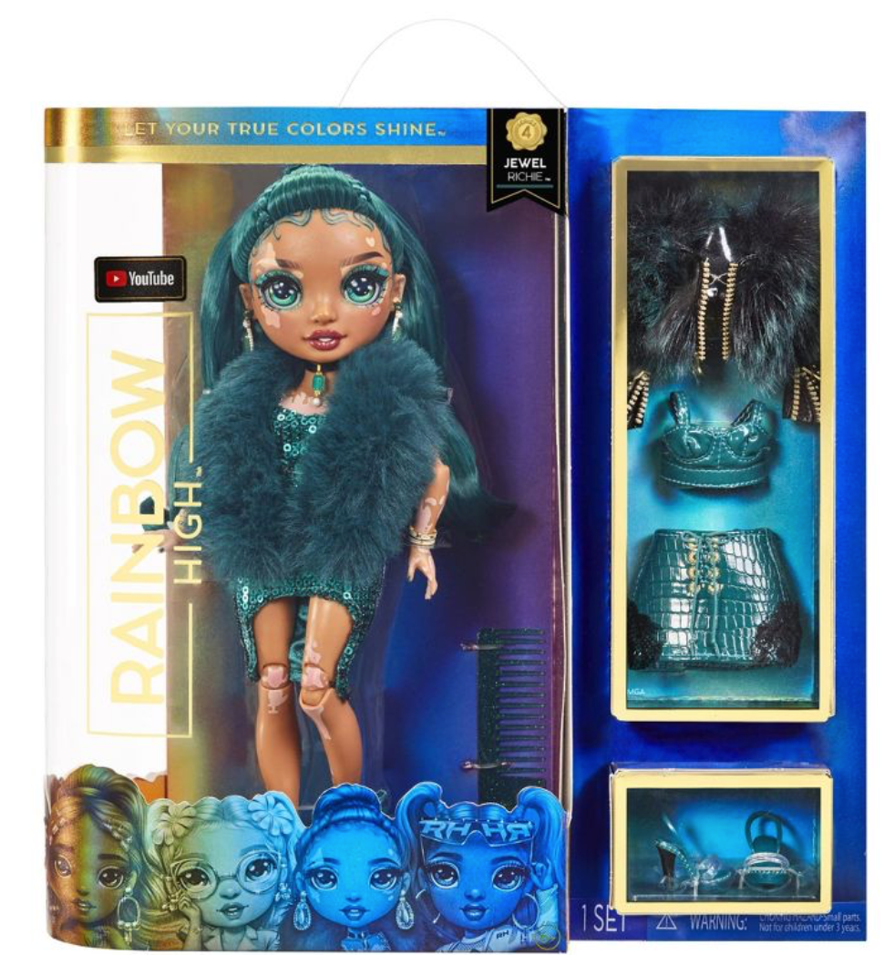 Rainbow High Jewel Richie Fashion Doll Toy New With Box