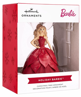 Hallmark Mattel Holiday Barbie 2022 Christmas Ornament New with Box