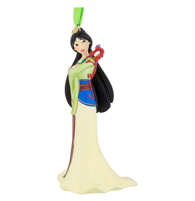 Disney Parks Mulan with Mushu 3D Glitter Christmas Ornament New with Tags