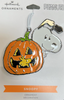 Hallmark Peanuts Snoopy Pumpkin Halloween Metal Ornament New With Tag