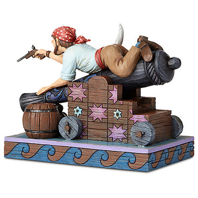 Disney Jim Shore Figure Pirates of the Caribbean Pirate on the Cannon New Box