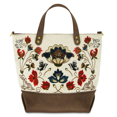 Disney Bambi Embroidered Tote Bag by Disney Boutique New with Tags