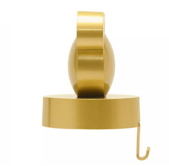 Disney Homestead Mickey Icon Gold Tone Christmas Holiday Stocking Holder New