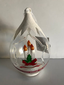 Disney Parks Epcot Holidays Around the World Light Up Christmas Ornament New Tag