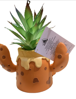 Disney Parks Stitch Munchlings Faux Succulent Planter New with Tag