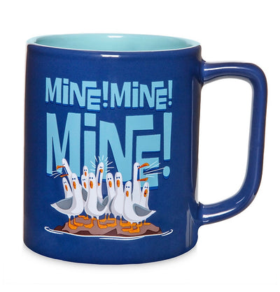 Disney Parks Mine!Mine!Mine! Seagulls Ceramic Coffee Mug New