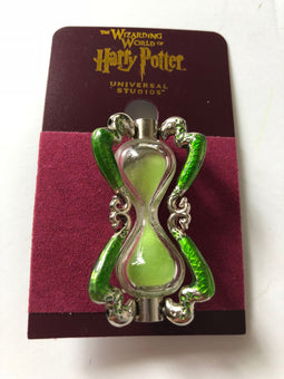 Universal Studios Harry Potter Slughorn Hour Glass Pin New with Card