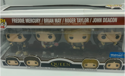 Funko Pop! Rocks Queen 4PK Vinyl Figure Exclusive New With Damaged Box