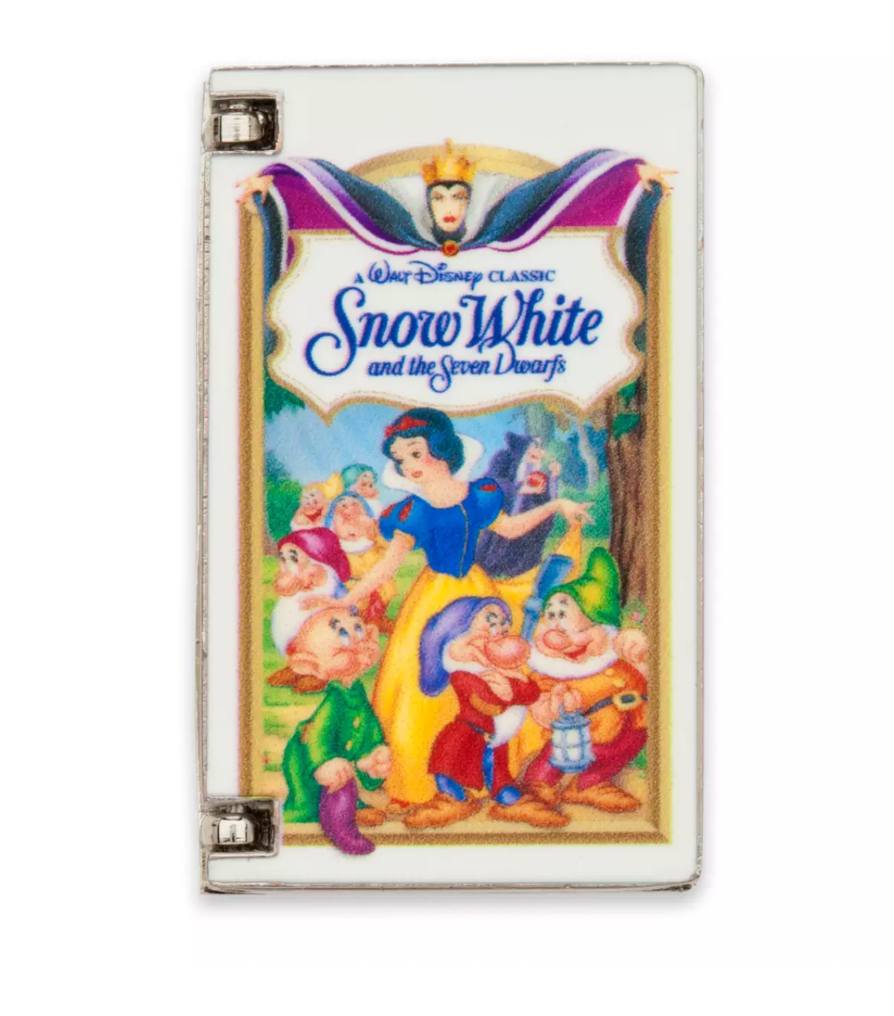 Disney Snow White and the Seven Dwarfs VHS Pin Set Limited Release New