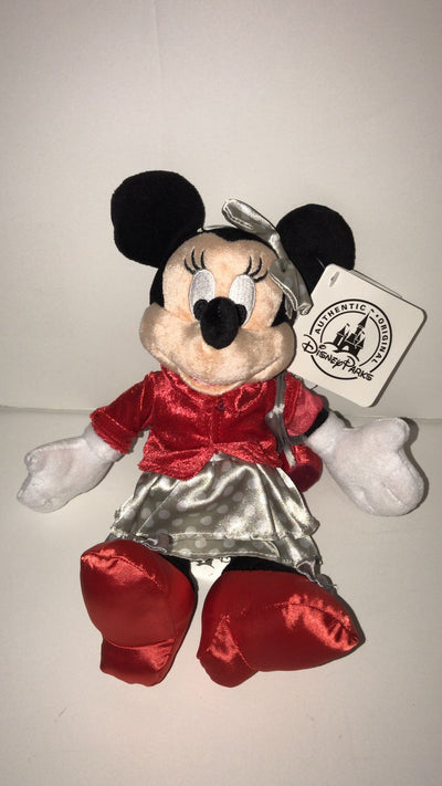 Disney Parks Minnie Mouse 9in City Plush New with Tags