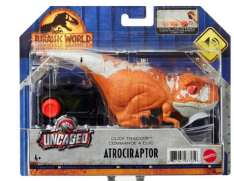 Jurassic World Dominion Uncaged Click Tracker Atrociraptor DinoToy New With Box